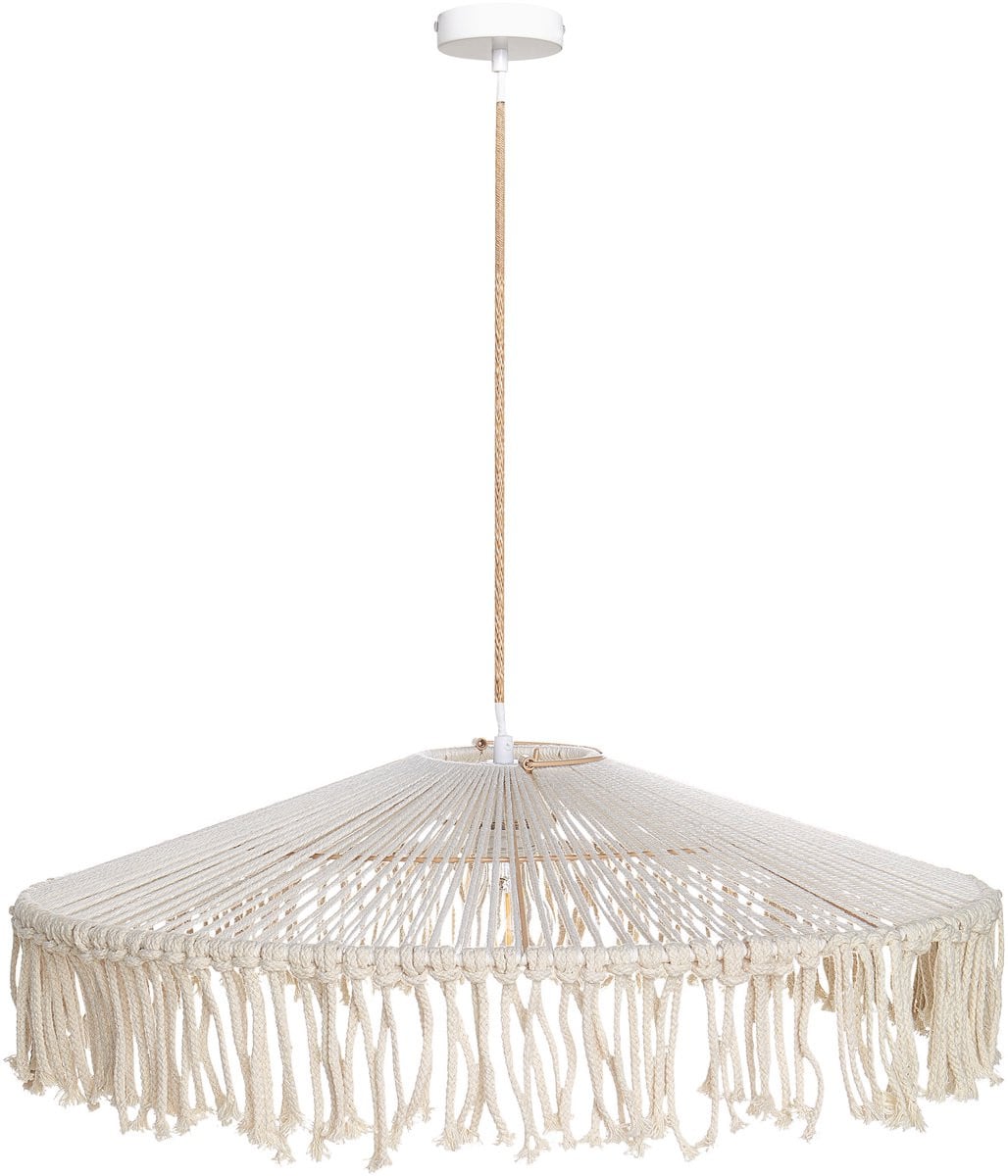 Beliani Hanglamp Boho Stijl van Papier en Metaal
