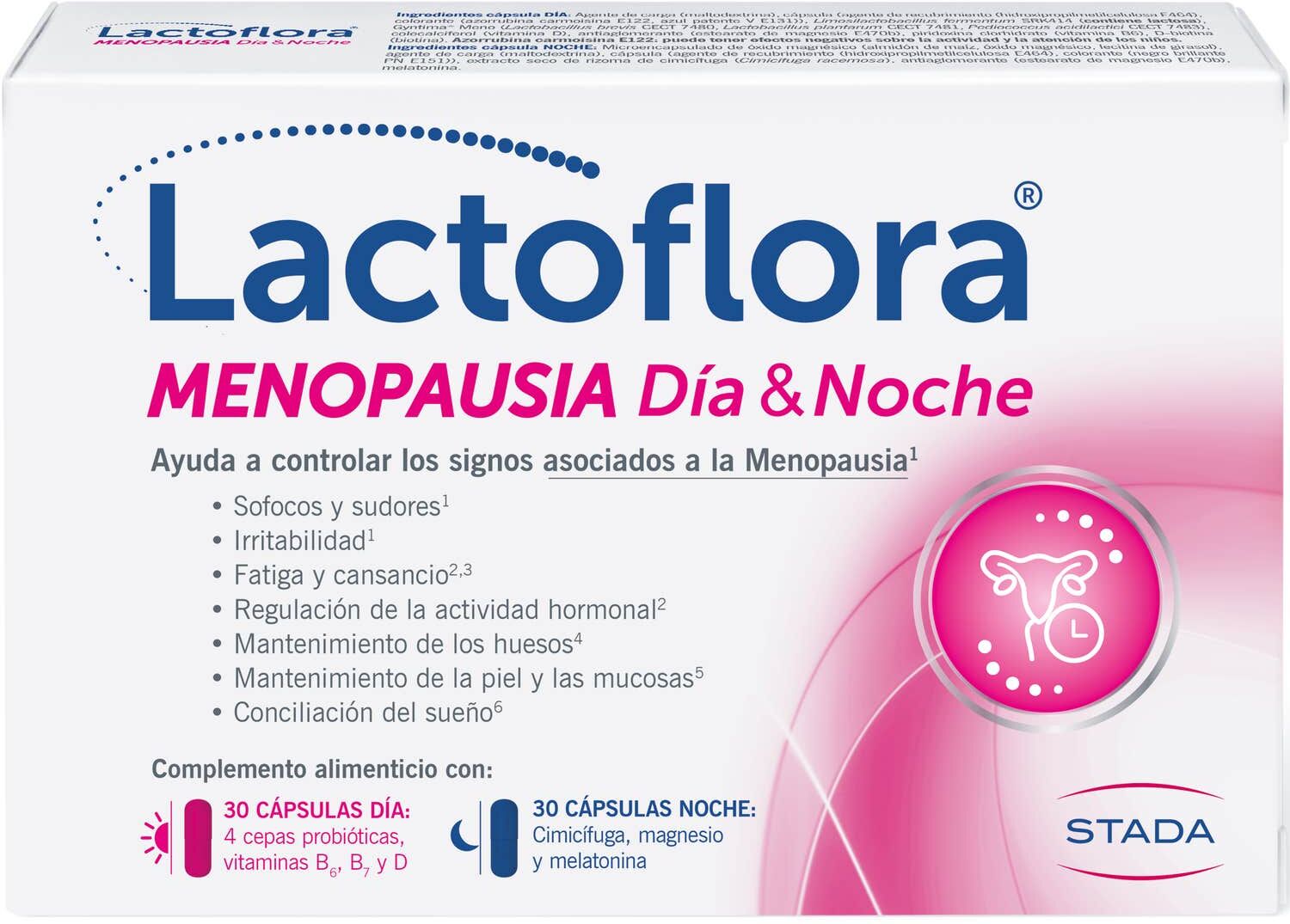 Lactoflora Menopausia Día & Noche 30+30 Cáps