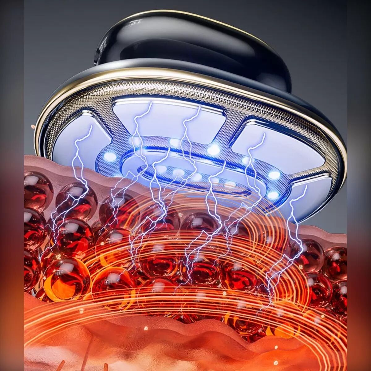 INF Black Light Fat Burning Massagegerät: EMS & RF Schlankheitskur für Körperkonturierung und Hautstraffung