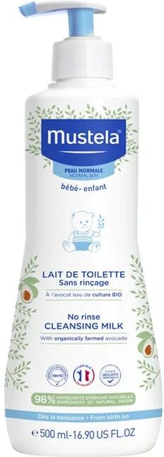 Mustela LOÇÃO DE LIMPEZA E HIDRATANTE 500ml