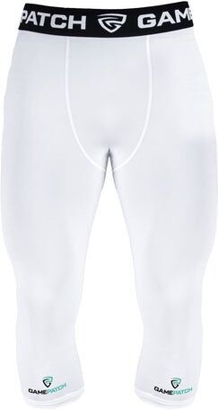 Gamepatch  3/4  Compression Tights (26) -  3/4 Kompressiohousut  - Valkoinen - M