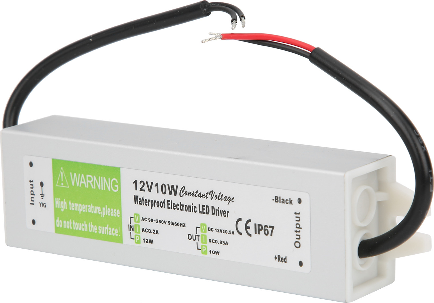 Cocosity 10W Professionele Waterdichte Elektronische LED-voeding voor Netspanning 90-250V
