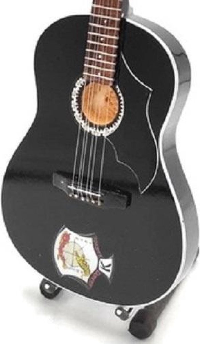 Gibson 1969 Ebony Kenpo Karate Miniatuur Replica Gitaar - Elvis Presley