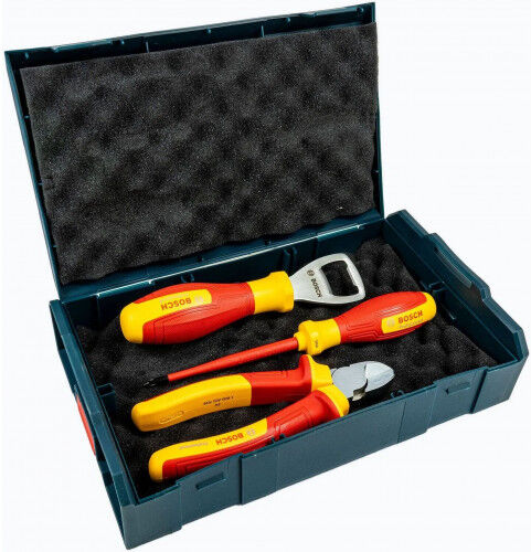 Bosch PROFESSIONAL Mini kit d’outils a main, L-Boxx, 3 pieces 1600A038HV