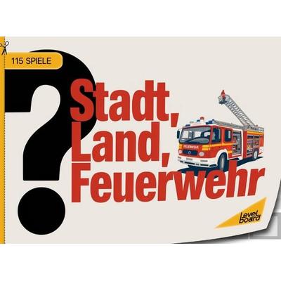 Stadt, Land, Feuerwehr - 115 Spielblöcke, Taschenbuch von LevelBoard Spiele, LevelBoard Spiele, 978-3-693-19826-1