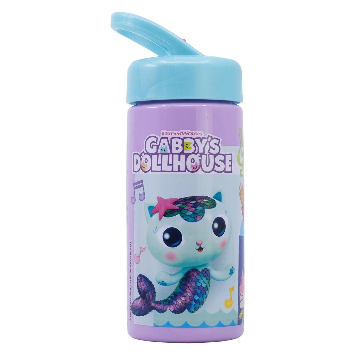 Euromic Gabbys Dollhouse - Sipper water bottle, 410ml (0.41 l) (088808718-21231)