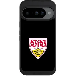 Nivocase Handyhülle für Google Pixel 10 Hülle NIVOpure Case Schwarz Offizielles Lizenzprodukt VfB Stuttgart (Google Pixel 10), Smartphone Hülle, Schwarz
