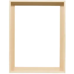 effect Schattenfugenrahmen Profil 92 Holz 40 x 50 / Linde