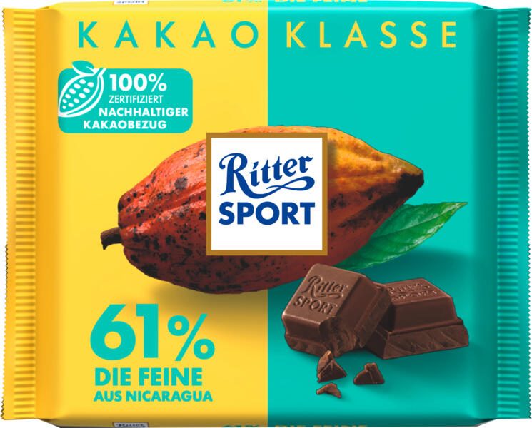 Ritter SPORT die Feine Schokolade 100,0 g 5215806005