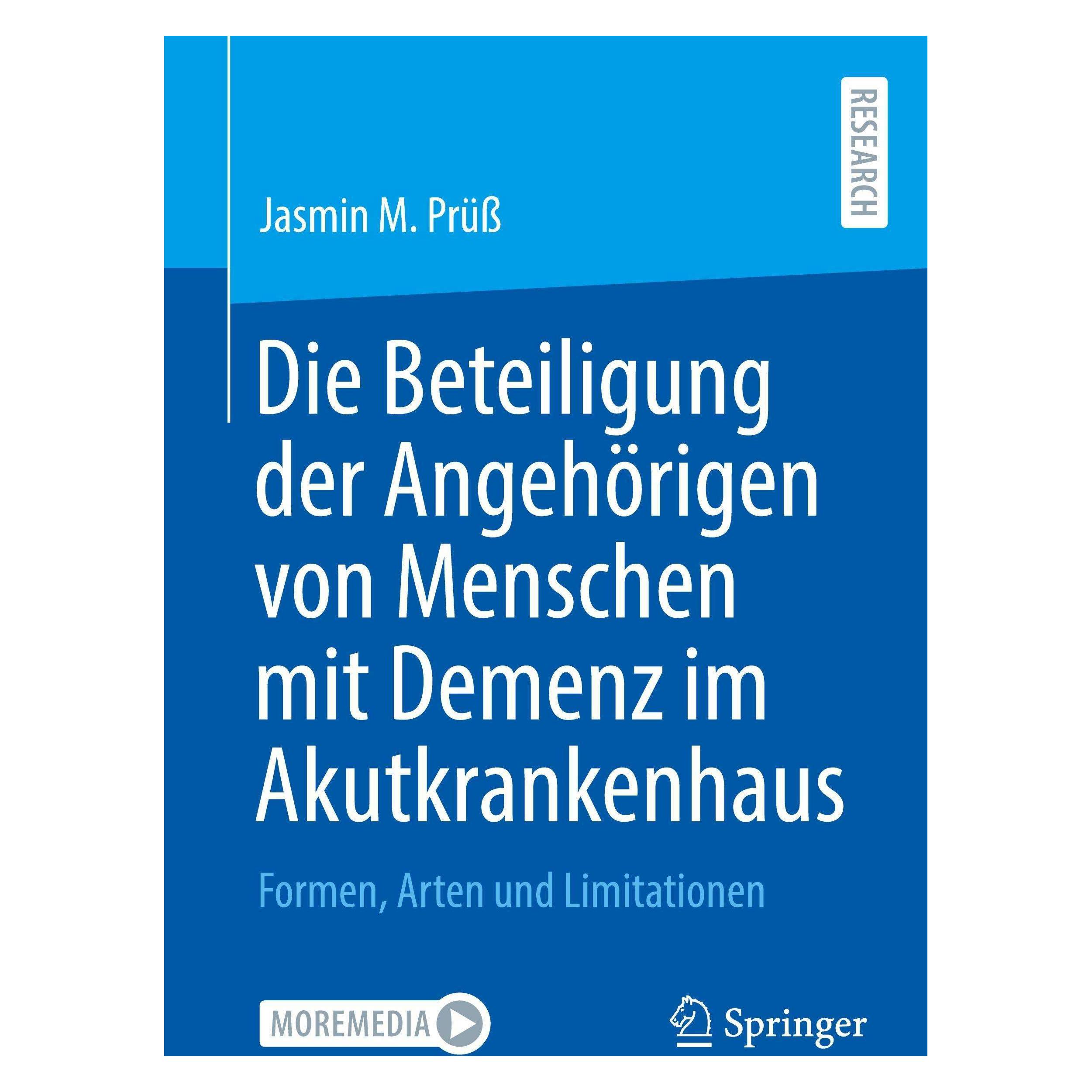Springer Prüss:Die Beteiligung der Angehörigen vo (Deutsch, Softcover, Jasmin M. Prüss) (43925343)