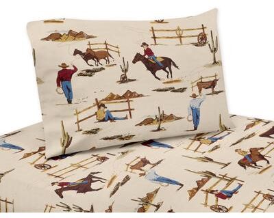 Sweet JoJo Designs Wild West Cowboy Sheet Set
