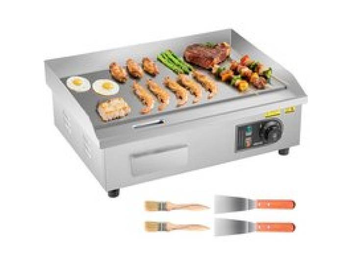 Plancha électrique - VEVOR - YS-540-EU - 3200 W - 535x300 mm - Plaque fer 8 mm