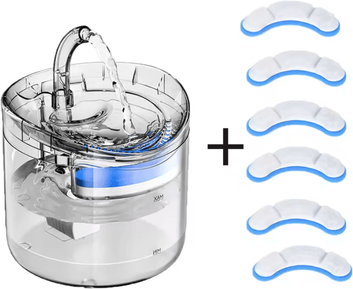 Inspire Curations AquaSense Motion Sensor Pet Water Fountain pet Water 6 Chip uk
