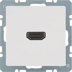 Berker 3315426089 HDMI Steckdose Q.x polarweiß samt