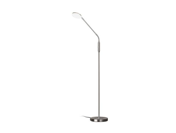 Vloerlamp Sorento, dimbaar, alu / grijs / zink, Woon-/ Eetkamer, metaal, Modern, vloerlamp