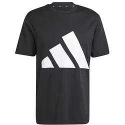 adidas Essentials Big Logo T-Shirt Herren - schwarz/weiß - L