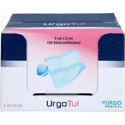 Urgotuel 5x5cm Wundgaze Spender 120 ST