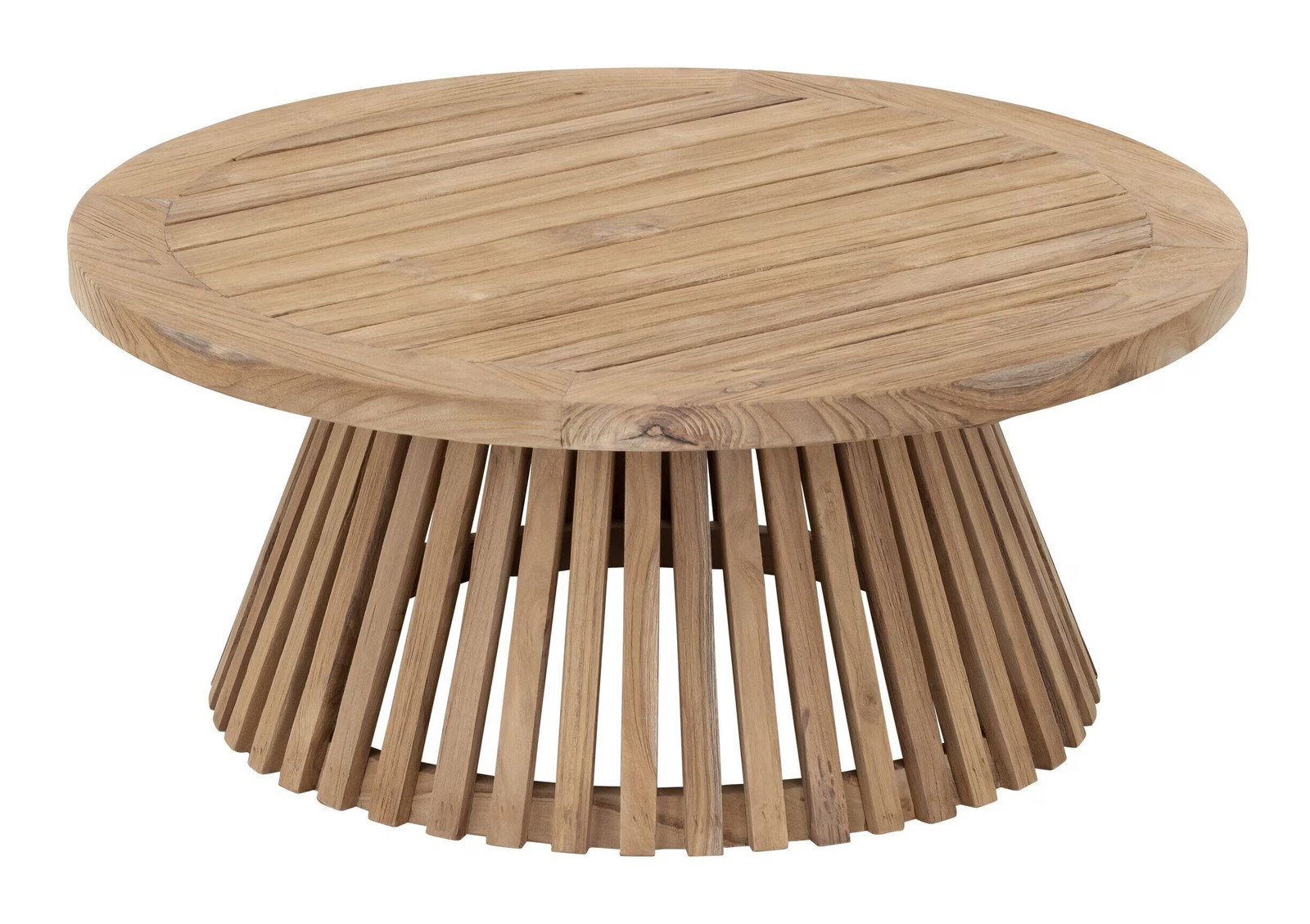 MUST Living Ronde Salontafel Lily Teakhout - Naturel - Ø 75 cm