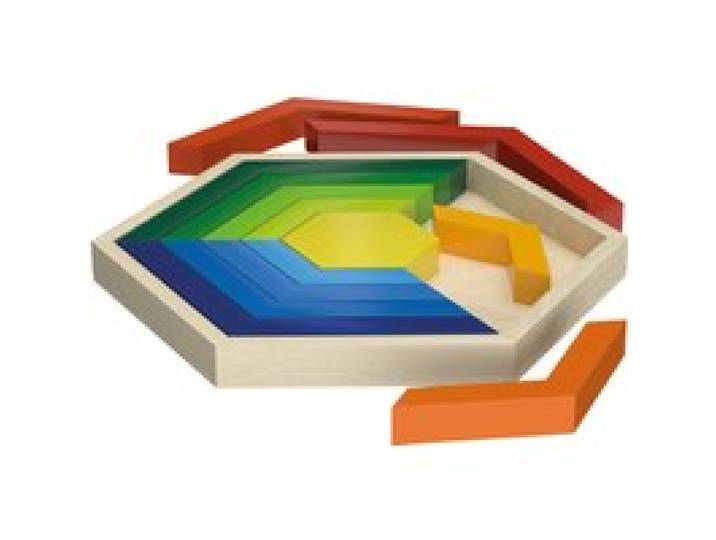 LUPILU® Jeu d'éveil en bois (Jeu de pose)