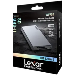 WF720 Workflow PRO SD Dual Slot Reader UHS-II USB 3.2 Gen2