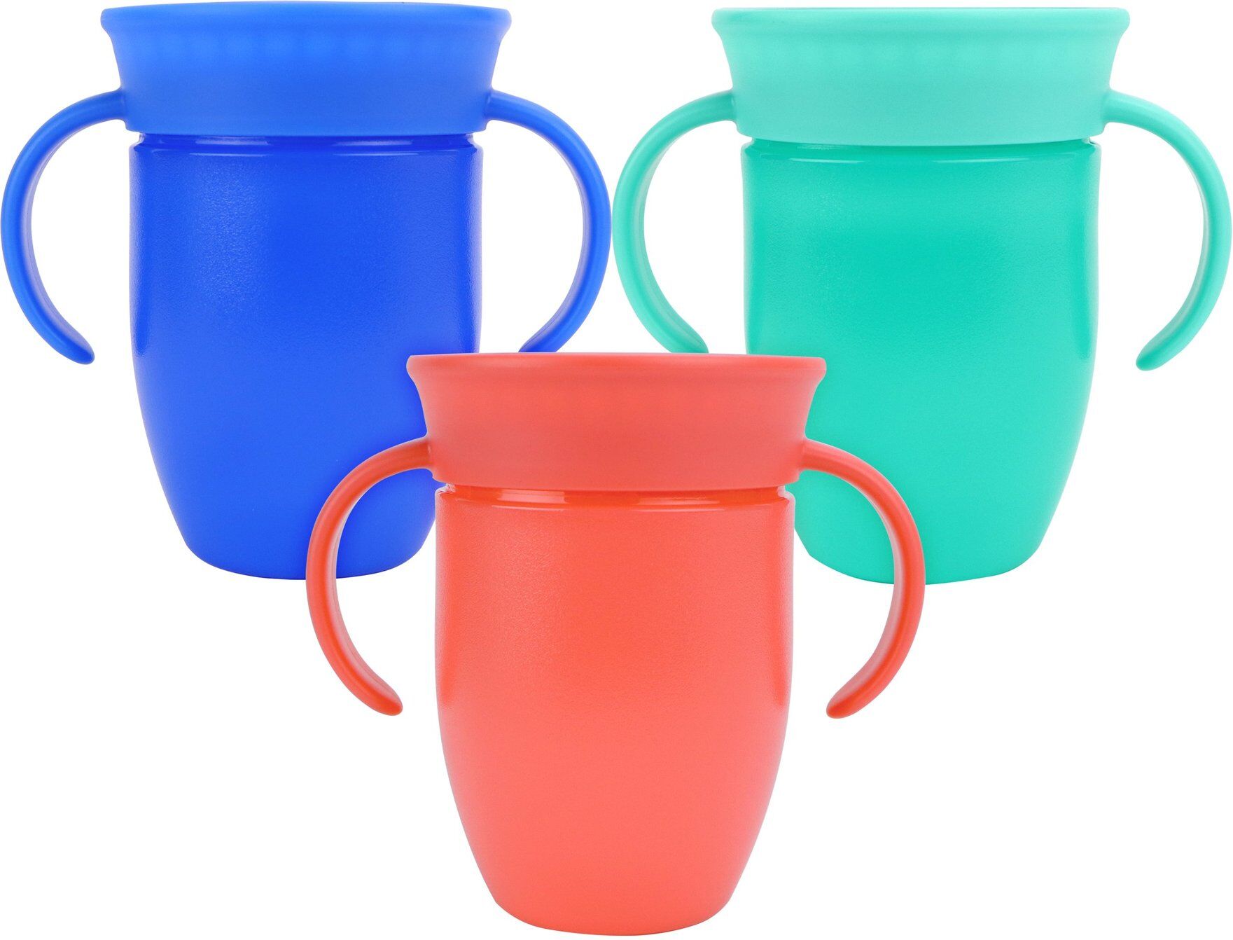 Tazza bimbo bordo antigoccia 360°con manici Nuby NV04040 Assortito