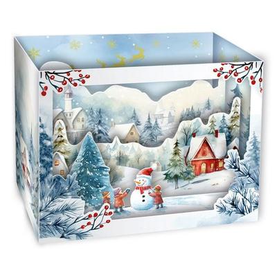 Weihnachtskarte Pop-Up - Winterfreude im Schnee, Karte von , Kaufmann, Ernst