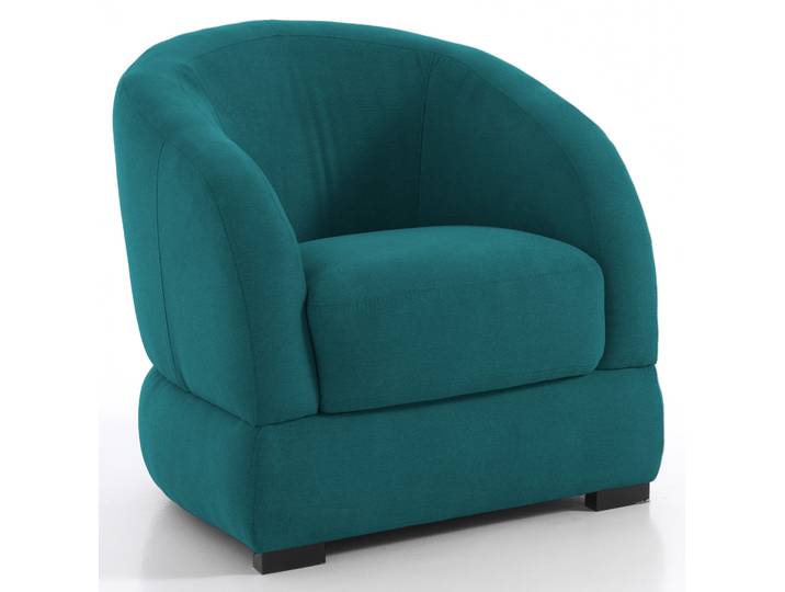 BOMBA - Fauteuil cabriolet - Velours, Turquoise