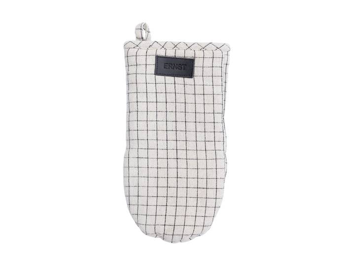 ERNST Gant de cuisine à damier Ernst Noir naturel à damier