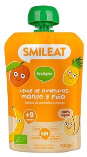 Smileat Saqueta Bebida Bio Amêndoa e Manga   +9M 100 gr