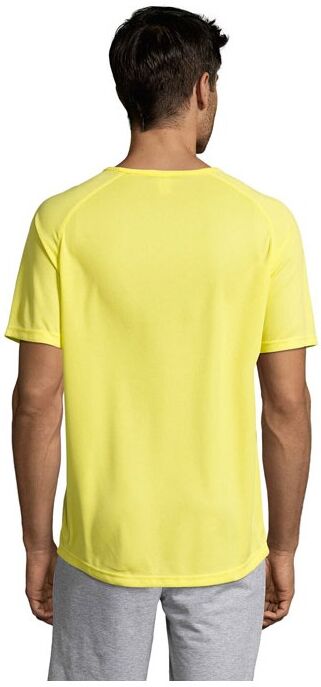T-shirt de sport personnalisé homme Sporty Citron