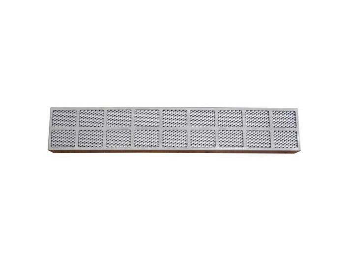 KOHLEFILTER Silberfarben, B: 40,2 cm