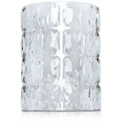 Vase Matelasse glasklar