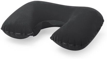 Coussin personnalisé cale-nuque Traveller microfibre noir