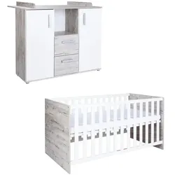 Babyzimmer 2er-Set  Bennet , mehrfarbig , Maße (cm): B: 257 H: 173