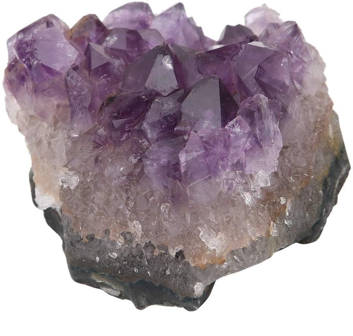 Dailygoods Amethist Cluster Uniek Natuurlijke Kristal Geode Decoratie