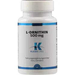 L-Ornithin 500mg Klean Labs 60 ST