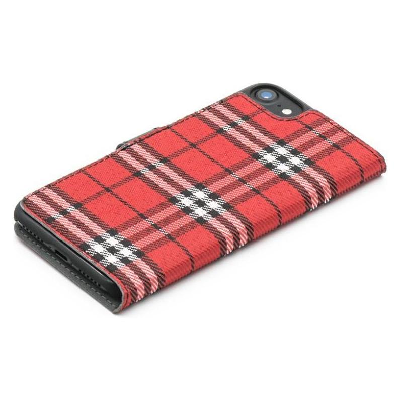 Tellur Book case Bimaterial for iPhone 7 black/red (Apple iPhone 7) (TLL184031)