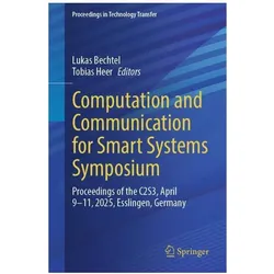 Computation and Communication for Smart Systems Symposium, Fachbücher von Tobias Heer, Lukas Bechtel