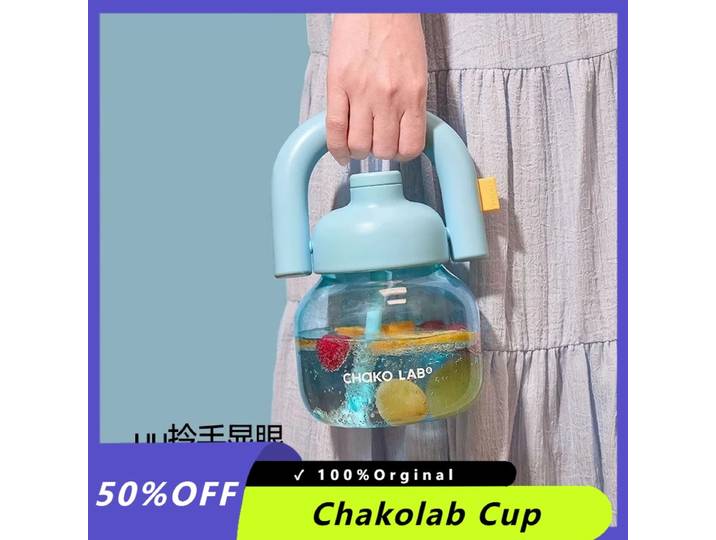 Chakolab – tasse en paille de grande capacité, grand ventre, tasse d'eau d'été, bouilloire Portable, cadeau d'anniversaire, Pot de transport