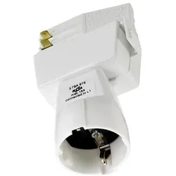 Molto Luce, Deckenleuchte, Global Trac Schutzkontakt Steckdosenadapter XTSA67S-3 weiss