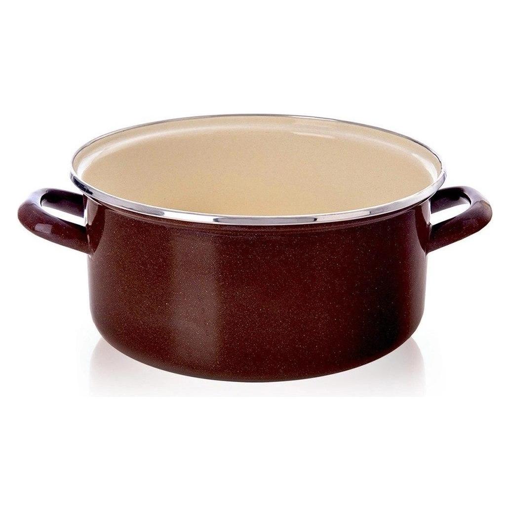 Lumarko Garnek emaliowany BROWN 24 cm, 4 l (Kochtopf) (62852330)