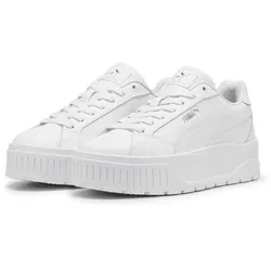 PUMA Karmen II Plateau Leder-Sneaker Damen 02 - PUMA white/PUMA white/PUMA silver 40.5