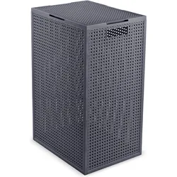 Curver, Wäschekorb, Kosz na pranie KOSZ NA BIELIZNĘ KAYA 60L CIEMNOSZARY (60 l)