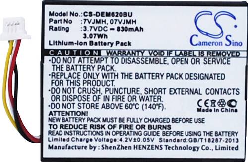 CS Cameron Sino Raid-Controller-Akku 3.7V 830 mAh ersetzt Original-Akku (Original) 070K80, 07VJMH, 70K80, 7VJMH, T40JJ