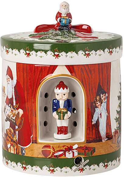 Villeroy & Boch Spieluhr Toy's Delight Santa bringt Geschenke 16x16x21cm bunt EG