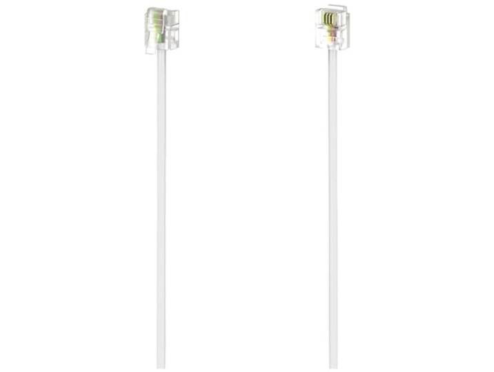 Hama 00201134 telephone cable 6 m White