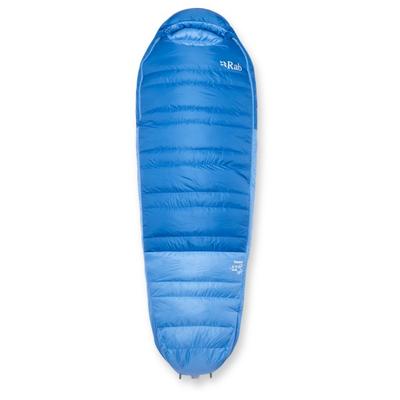 Rab - Women's Ascent -12C / 10F - Daunenschlafsack Gr Regular - Body Size: 170 cm Zip: Right Blau