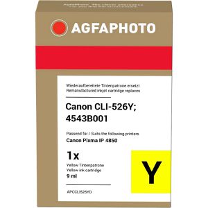 AgfaPhoto kompatibel für Canon CLI-526Y, 9 ml, gelb,  Tinte