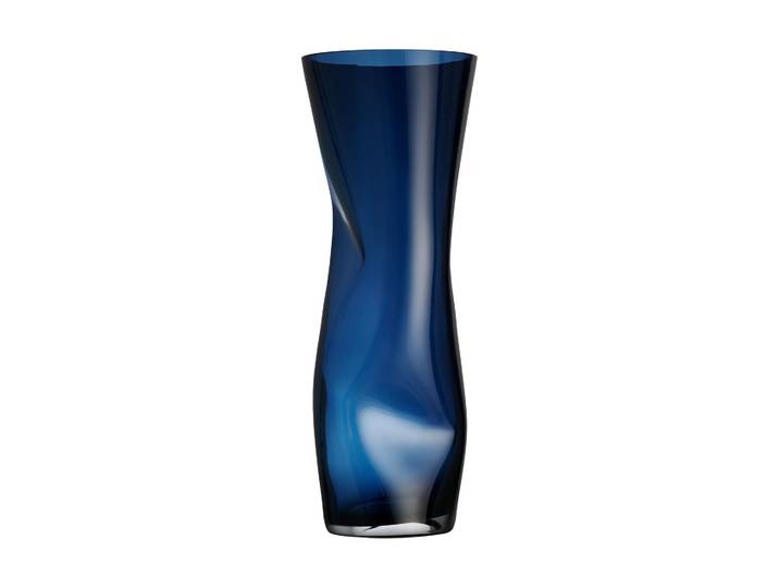 Orrefors Vase Squeeze Midnight blue