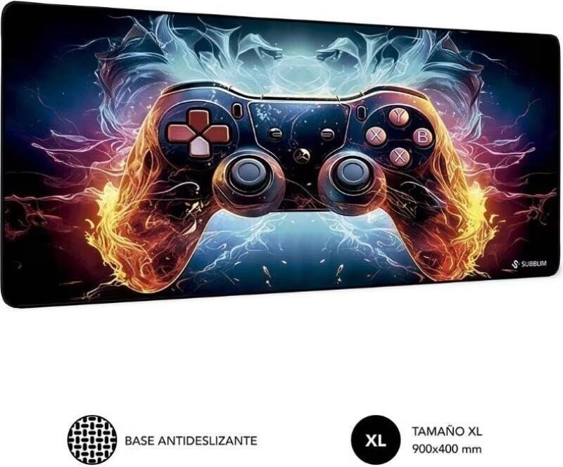 Alfombrilla Gaming Subblim Gamecore Xl - 900 X 400 3 Mm Talla Única Unisex